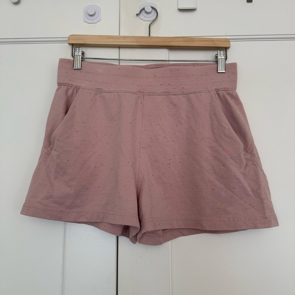 Lululemon LA Sweat Short Mink Berry Speckled Pink - Picture 2 of 6